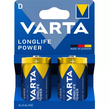 Pila Varta LONGLIFE Power D — pack de 2