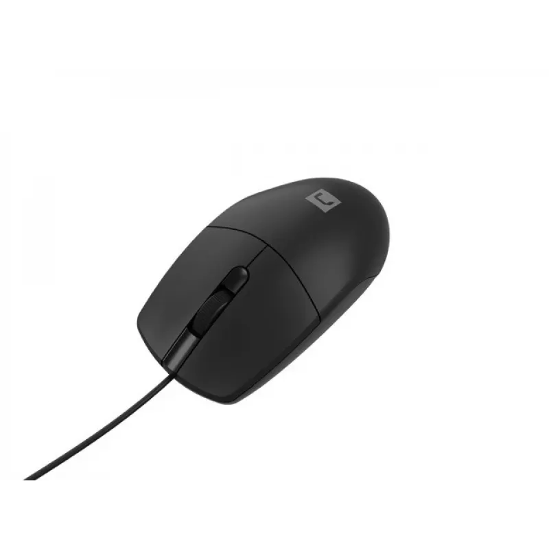 Ratón de oficina con cable NATEC Ruff Plus USB Type-A, diestro, 1200 DPI, 3 botones, negro
