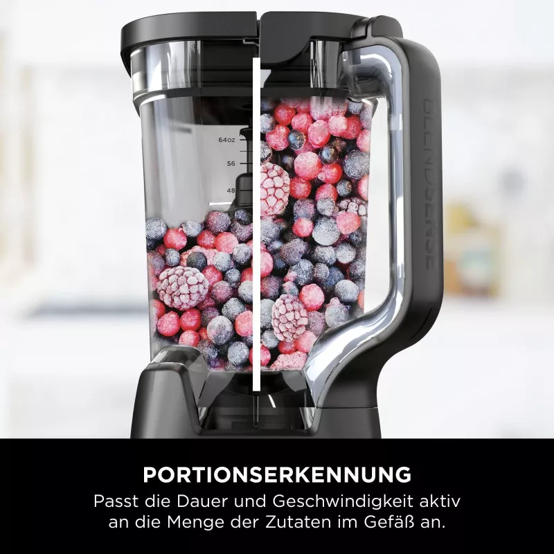 Ninja TB301EU Detect Power Mixer Pro batidora de vaso, 1,2 kW, 6 programas automáticos, negra