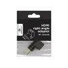 Adaptador HDMI GEMBIRD A-HDMI90-FML, HDMI a HDMI, adaptador en ángulo recto de 90°, negro