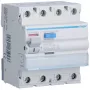Hager CDA463J interruptor diferencial, 3P+N, 63 A, 30 mA, 6 kA, tipo A
