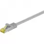 Cable de parcheo Ethernet Goobay 91612 gris