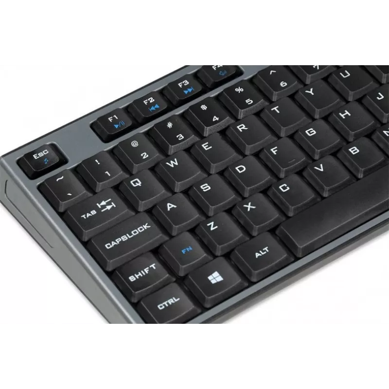 IBOX Desktop Kit Pro conjunto inalámbrico de teclado y ratón, QWERTY tamaño completo 104 teclas, 2,4 GHz, 1200 DPI, negro