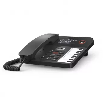 Teléfono DECT Gigaset DESK 800A Terminal con cable 200 entradas de agenda Negro