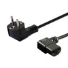 Cable de alimentación SAVIO CL-115 IEC C13 a conector macho, 1,2 m, negro