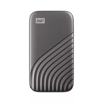 SSD externo | WESTERN DIGITAL | My Passport | 1TB | USB-C | Velocidad de escritura 1000 MB/s | Velocidad de lectura 1050 MB/s | WDBAGF0010BGY-WESN