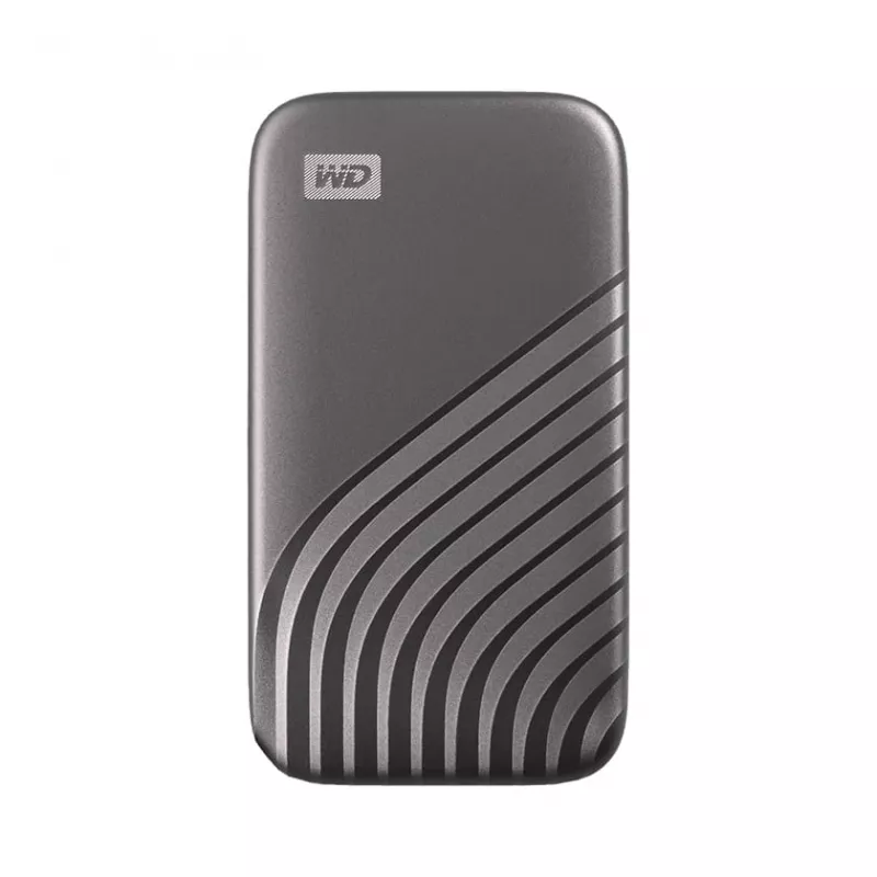 SSD externo | WESTERN DIGITAL | My Passport | 1TB | USB-C | Velocidad de escritura 1000 MB/s | Velocidad de lectura 1050 MB/s | WDBAGF0010BGY-WESN