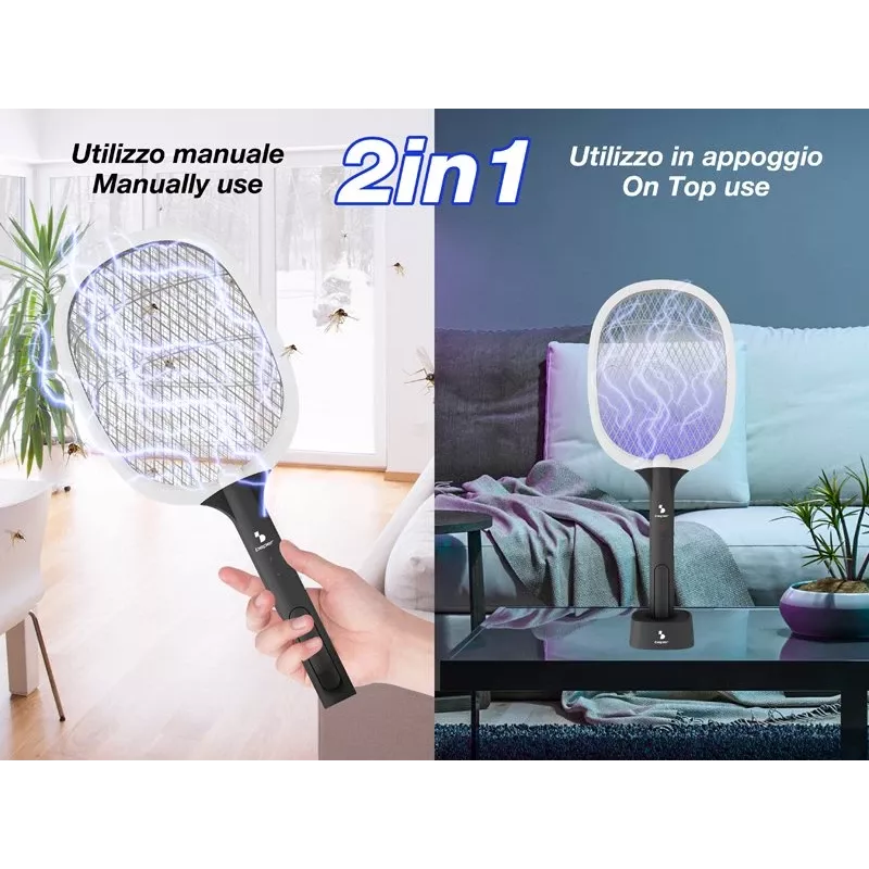 Atrapainsectos recargable Beper P206ZAN250 con base de apoyo, 2 W