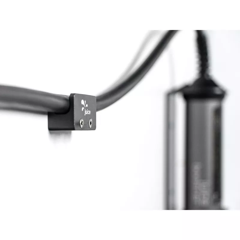 JUICE BOOSTER 2 soporte para cable, gestión de cables antracita, pack de 2