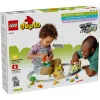 Set de tren de juguete LEGO DUPLO Tren de aventuras interactivo 10427, 57 piezas, 2 minifiguras, para niños a partir de 2 años