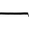 LAPP 73220240 Cable espiral UNITRONIC® SPIRAL 100 mm / 400 mm 2 x 0,25 mm² negro 1 ud. (73220240)