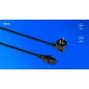 Cable de alimentación SAVIO CL-181 CEE 7/7 (E/F) – IEC C13 5m