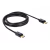 Cable DisplayPort DeLOCK 82424 3 m conector macho a conector macho dorado negro