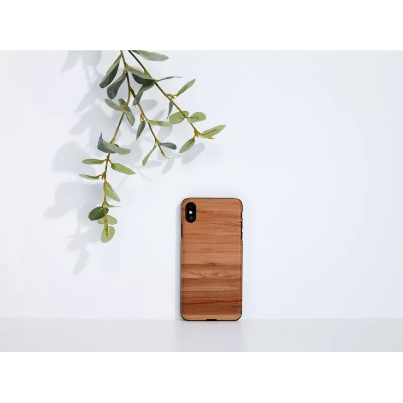 Funda para móvil man and wood para iPhone X/XS — cappuccino negro funda protectora