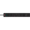Regleta Brennenstuhl Bremounta, 5 tomas, 2x USB-C, 3 m, negra