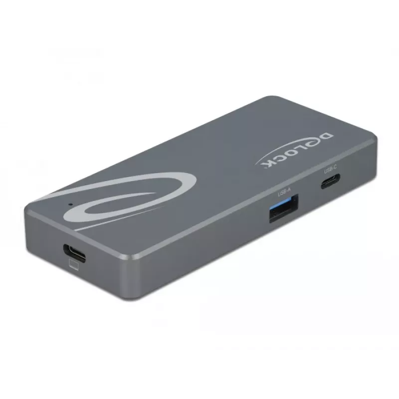 Lector de tarjetas DeLOCK USB Type-C para CFast SD + hub USB