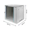 Armario RACK Qoltec 54487 19 | 12U | 600 x 635 x 600