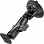 RAM Mounts Twist-Lock soporte de doble rótula con ventosa plana negro RAP-B-166-2U