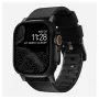 Correa Nomad Modern Strap negra de cuero activo con conector negro 42/44/45/49 ProV2