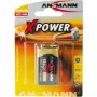 Pila desechable Ansmann 9V bloque