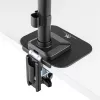 Maclean MC-929 placa de refuerzo de sobremesa para soportes de monitor de escritorio, negro