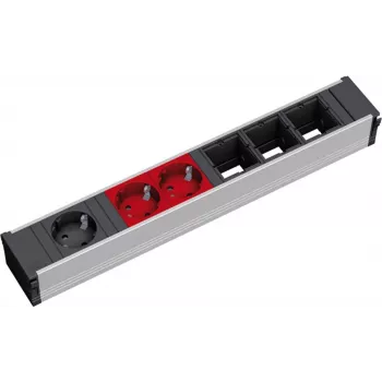 Regleta de alimentación Bachmann Power Extension 912.024 0,2 m 3 salidas AC negro gris