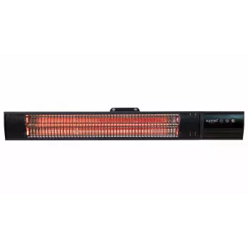 Radiador infrarrojo SUNRED RD-DARK-25, 2500 W, montaje en pared, IP55, negro