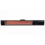 Radiador infrarrojo SUNRED RD-DARK-25, 2500 W, montaje en pared, IP55, negro