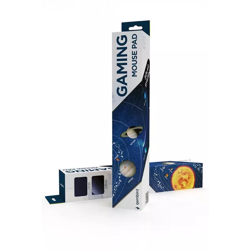 Gembird MP-SOLARSYSTEM-XL-01 alfombrilla gaming extra grande\Cosmos\ 350 x 900
