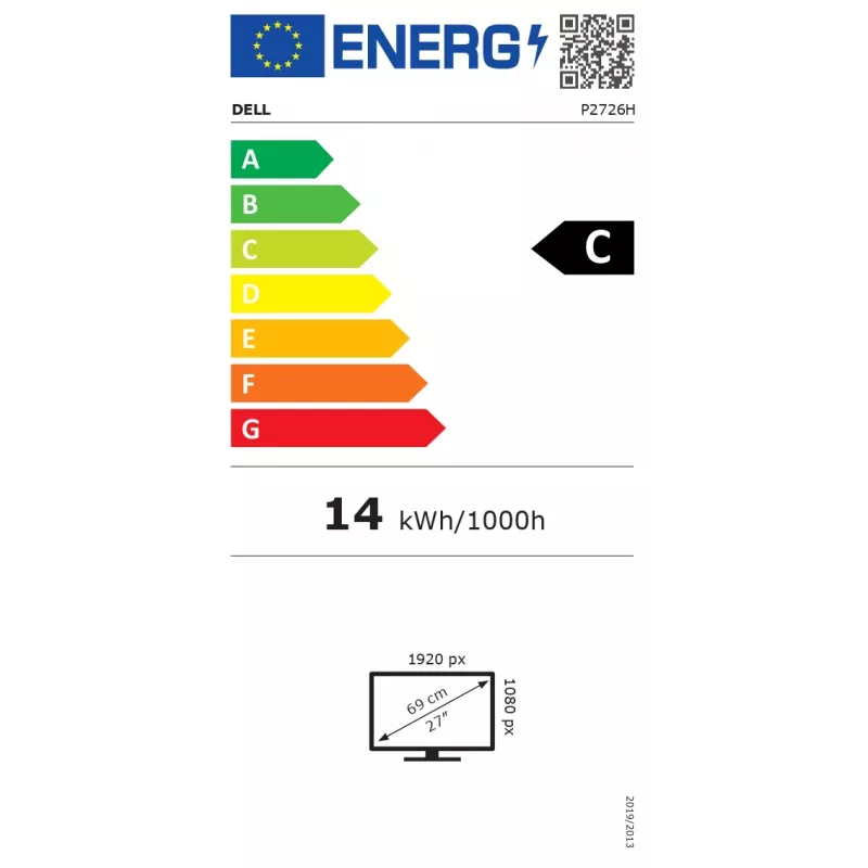 DELL Pro P 27 P2726H pantalla de ordenador 68,6 cm (27