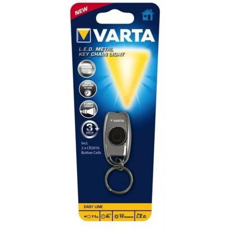 Linterna llavero Varta L.E.D. METAL KEY CHAIN LIGHT