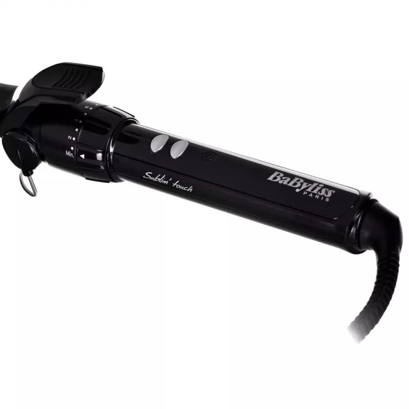 Rizador BABYLISS Pro 180 19mm – cilindro de 19 mm, 150–180 °C, 10 niveles de calor, cable con articulación giratoria, rosa/negro
