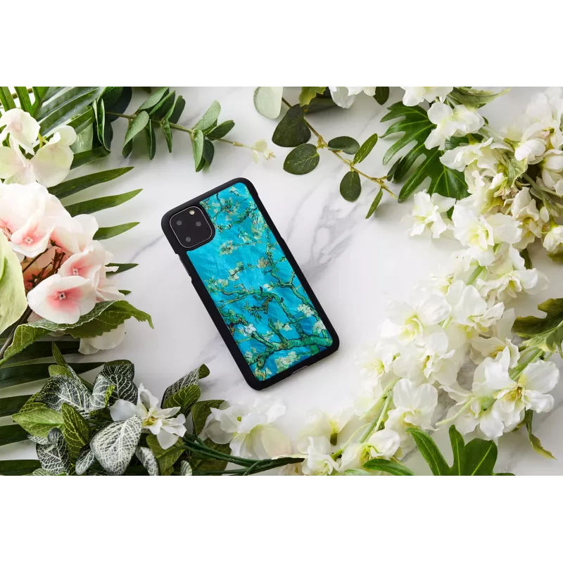 Funda protectora iKins para iPhone 11 Pro Max – Almond Blossom Negro