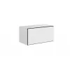 Armario de almacenaje Cama Meble ROCO RO3, de suelo a pared, 75×37×39 cm, blanco/negro/blanco