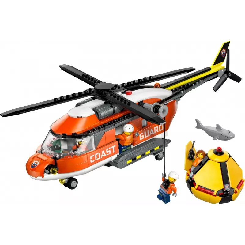 LEGO CITY 60503 Helicóptero de la Guardia Costera