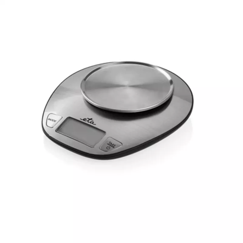 Báscula de cocina electrónica ETA Dori acero inoxidable, capacidad 5 kg, precisión 1 g