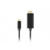 Adaptador USB-C a DisplayPort Lanberg CA-CMDP-10CU-0018-BK Negro 1,8 m