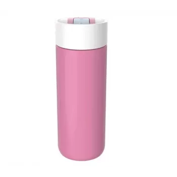 Vaso térmico Kambukka 500 ml acero inoxidable BE0111-02028, aislamiento al vacío, a prueba de fugas, tapa Snapclean, rosa