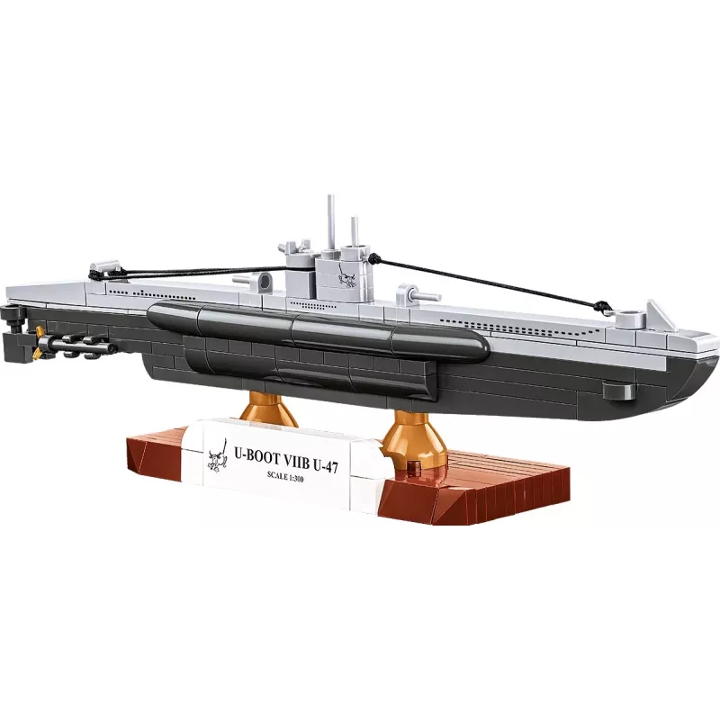 Modelo a escala de submarino Cobi U-47 T.VIIB 1:300 kit, marca Cobi, modelo 4858