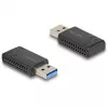 Adaptador USB Wi-Fi 6 Dual Band DeLOCK AX1800 1201 + 574 Mbps