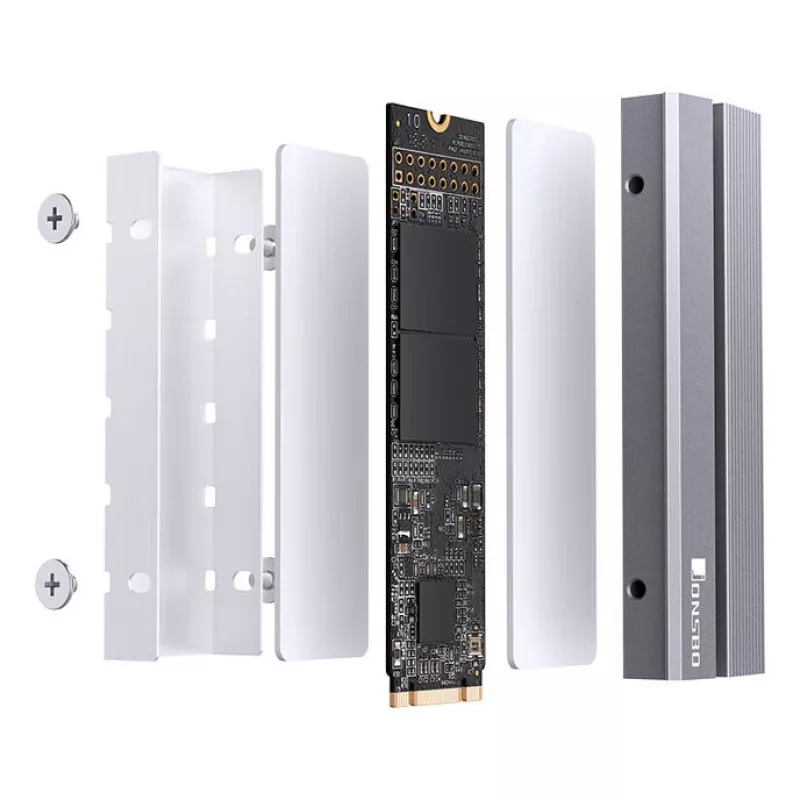 Jonsbo M.2-6 Disipador SSD - Gris (M.2-6 GRAY)