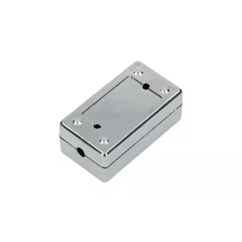 Caja de conexión Extralink CAT5E STP, barrel, conector, plateado