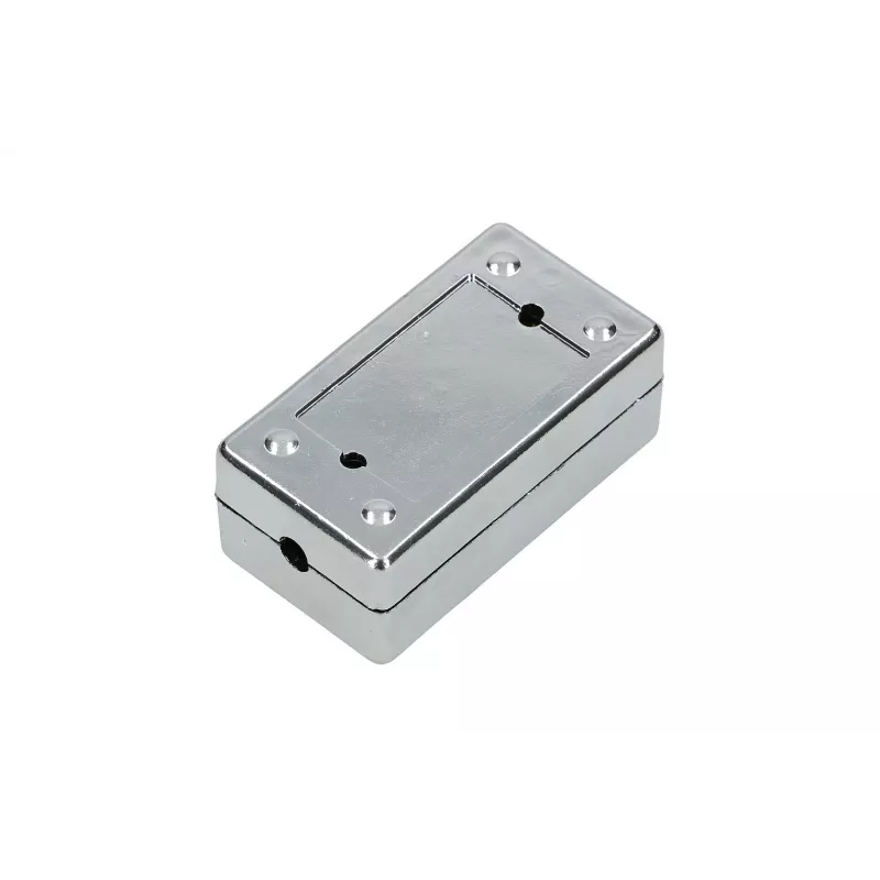 Caja de conexión Extralink CAT5E STP, barrel, conector, plateado