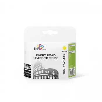 Tinta para Brother LC529/53 9 TBB-LC525XLY amarilla
