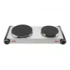 Tristar KP-6248 Placa doble de cocina, 2 zonas de cocción, mandos giratorios