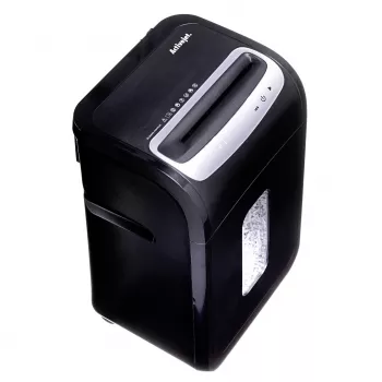 Destructora de papel ActiveJet ASH-2502C — corte cruzado P-4, 25 hojas, 4x40 mm, depósito 28 L, entrada 22,8 cm, 30 min de funcionamiento