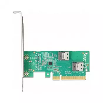 Tarjeta DeLOCK PCI Express 4.0 x8 a 2 x SFF-8654 4i NVMe internos Low Profile
