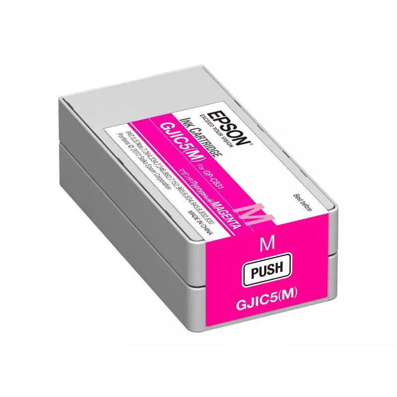 Epson GJIC5(M): cartucho de tinta para ColorWorks C831 (magenta) (cantidad mínima de pedido = 10)
