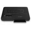 ICY DOCK EZ-Adapter MB104U-1SMB - Controlador de memoria - 2.5, M.2 (6,4 cm) - M.2 Card (PCIe NVMe & SATA) / SATA SSD - USB 3,2 (Gen 2) - Negro (MB104U
