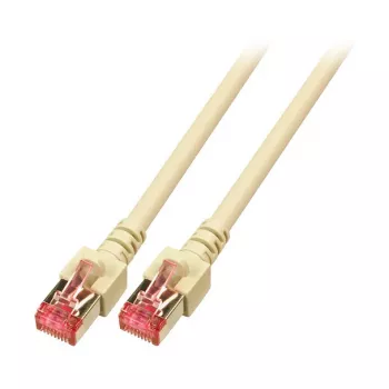 Cable de parcheo RJ45 EFB-Elektronik Cat.6 S/FTP LSZH gris 0,25 m (K5510.0,25)